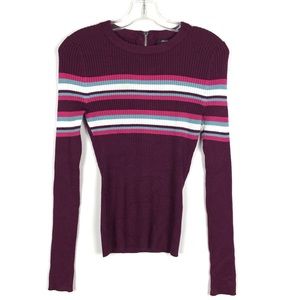 Hooked Up striped sweater
